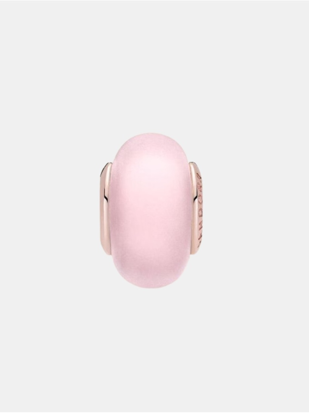 New Pandora Matte Pink Murano Glass Charm - Picture 2 of 3